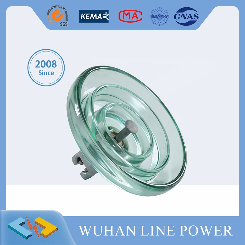 ANSI 52-3 XP-70 Vidrio Templado Suspensión Aislador Reforzado U100BS Aisladores de Disco