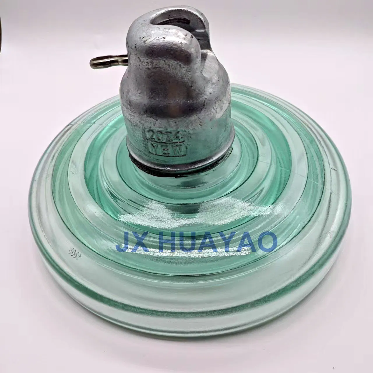 Aisladores de vidrio 210kN Aislador de suspensión de fibra de vidrio FRP para línea de potencia, duradero, tipo pin, aislador de vidrio