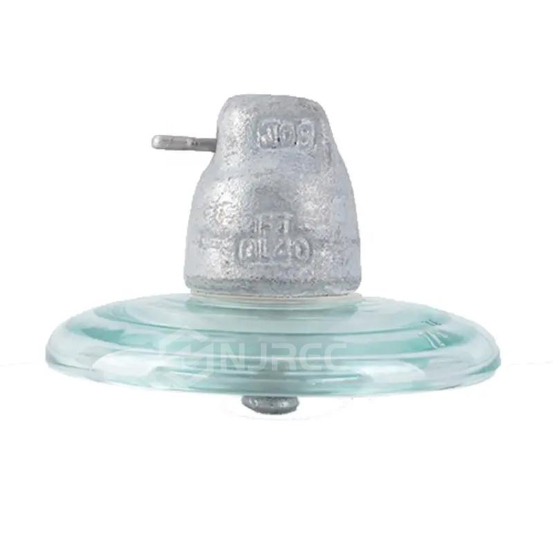 120KN 160KN 210KN Aislante de vidrio templado y endurecido galvanizado en caliente
