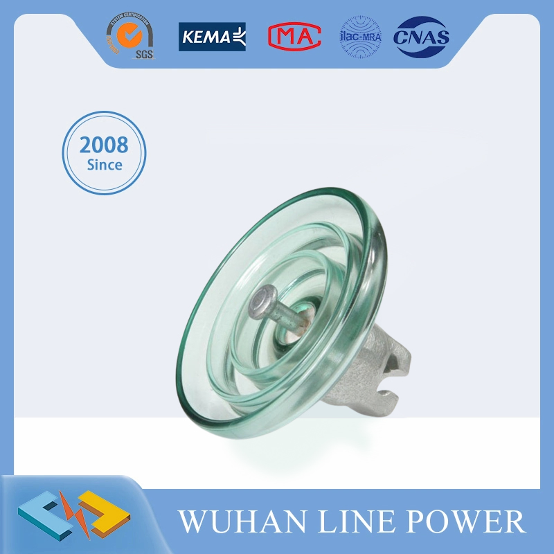 ANSI 52-3 XP-70 Vidrio Templado Suspensión Aislador Reforzado U100BS Aisladores de Disco