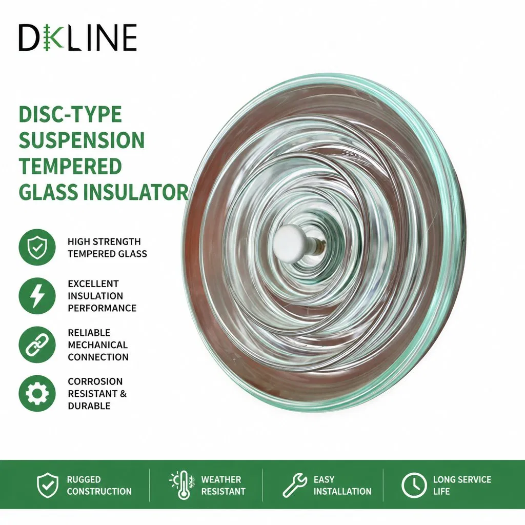 Premium Glass Suspension Insulator for Enhanced Electrical Safety