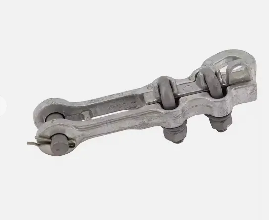 Accesorios de cable, socket de acero galvanizado y grillete, abrazadera de tensión de línea recta de aluminio