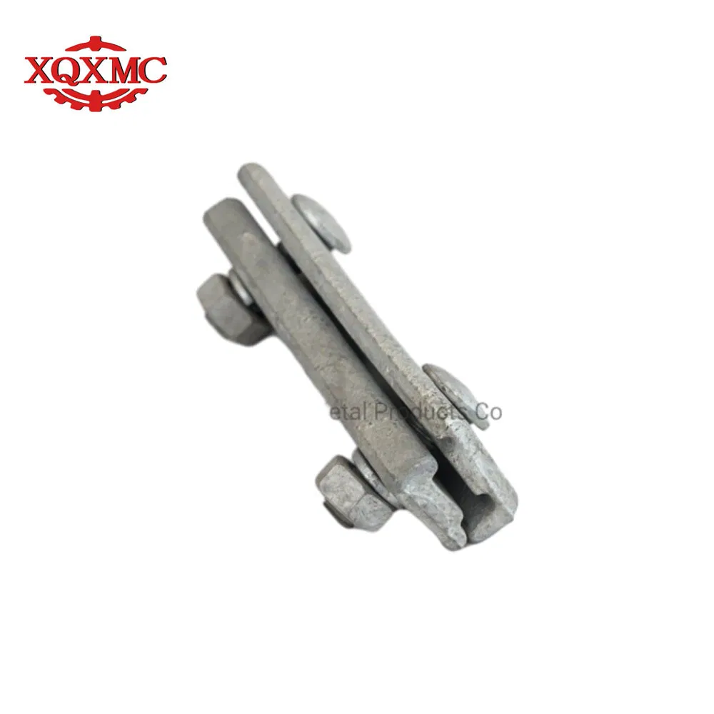 Conector de suspensión de cable, abrazadera de tipo guy, galvanizado en caliente, abrazadera recta
