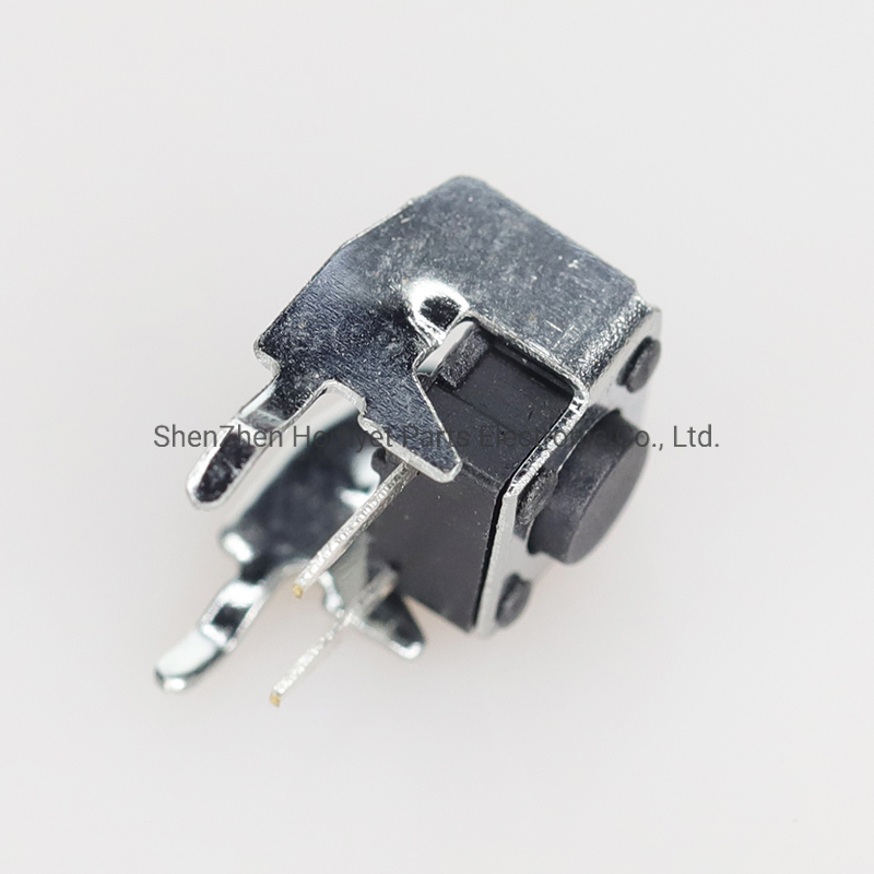 El interruptor táctil 6X6 mm de tipo en ángulo recto con terminal de tierra