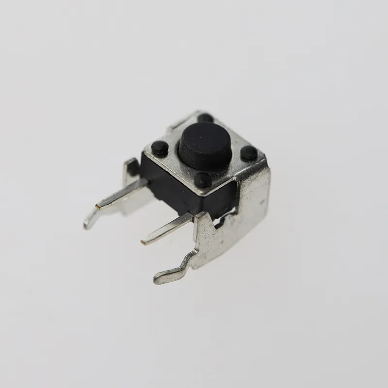 El interruptor táctil 6X6 mm de tipo en ángulo recto con terminal de tierra