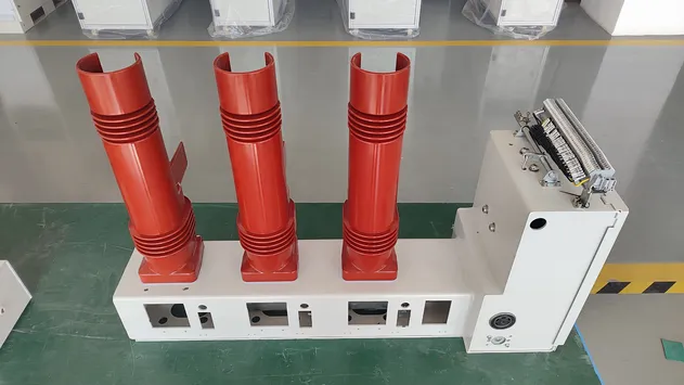 Detalle del Disyuntor de Vacío 24kV Vista Lateral