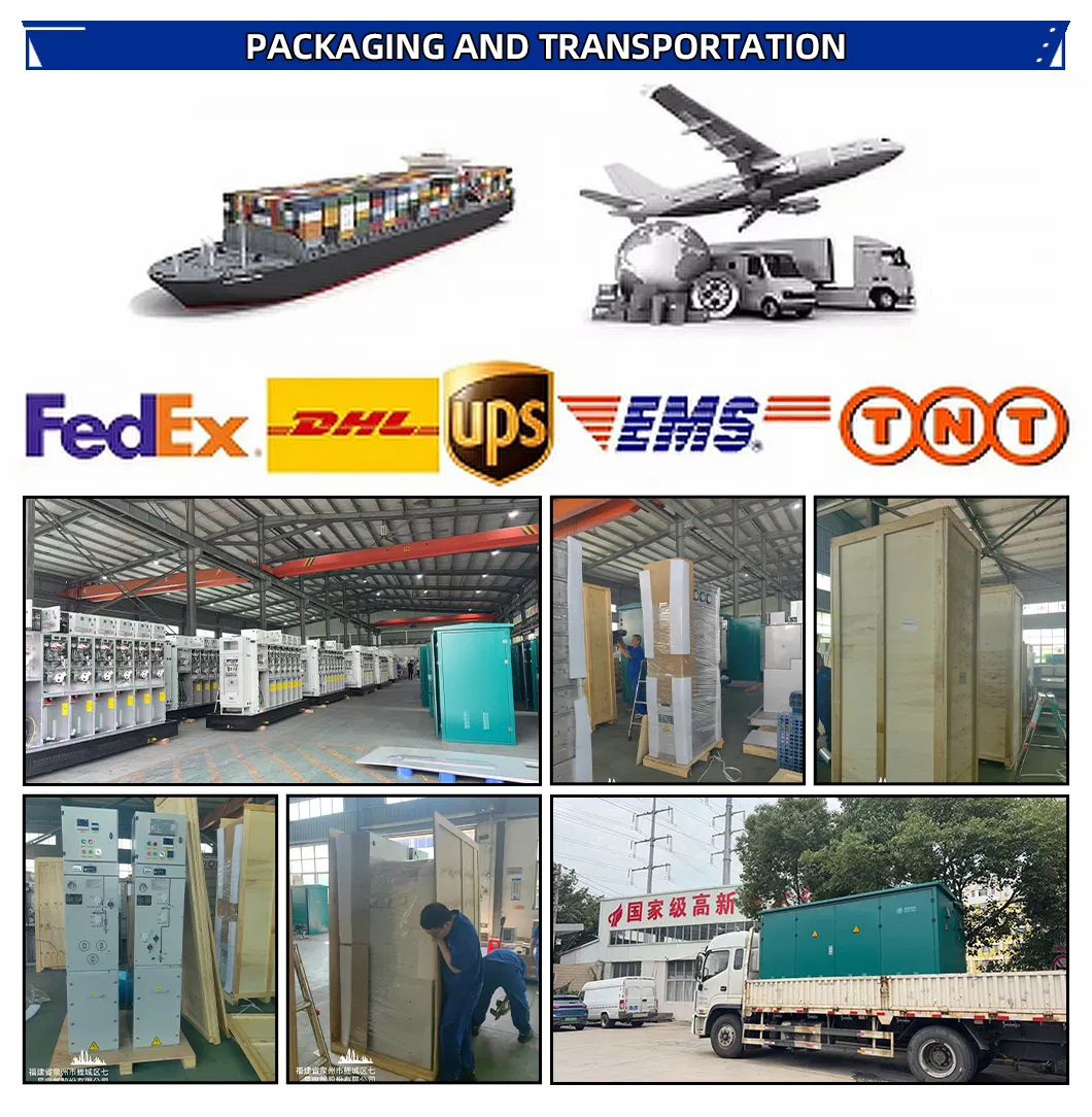 Detalles de embalaje y transporte