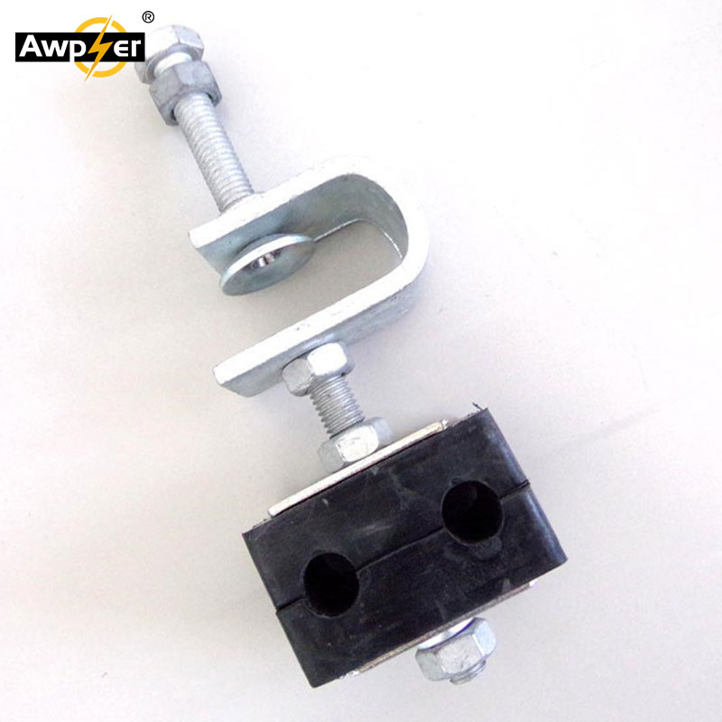 Abrazadera de bajada para cable de fibra OPGW ADSS de torre