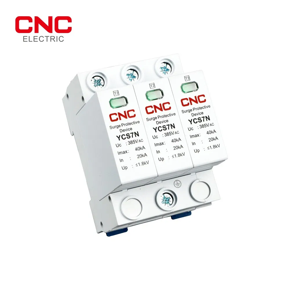 220V/ 380V Dispositivo de Protección contra Rayos 12.5ka a 80ka Protector de Sobretensión