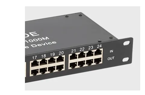 Protector contra rayos Poe 100/1000m Supresor de sobretensiones de red RJ45 Protección Ethernet asegurando la red