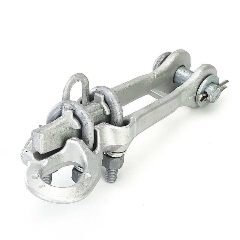 Accesorios de cable, socket de acero galvanizado y grillete, abrazadera de tensión de línea recta de aluminio