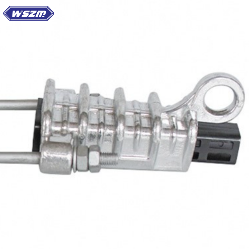 Abrazadera de alambre de aleación de aluminio de alta resistencia tipo cuña aislada, abrazadera de tensión, abrazadera de suspensión de alambre