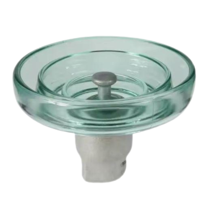 Aislador de vidrio templado de disco de suspensión de alta tensión directa para distribución de energía