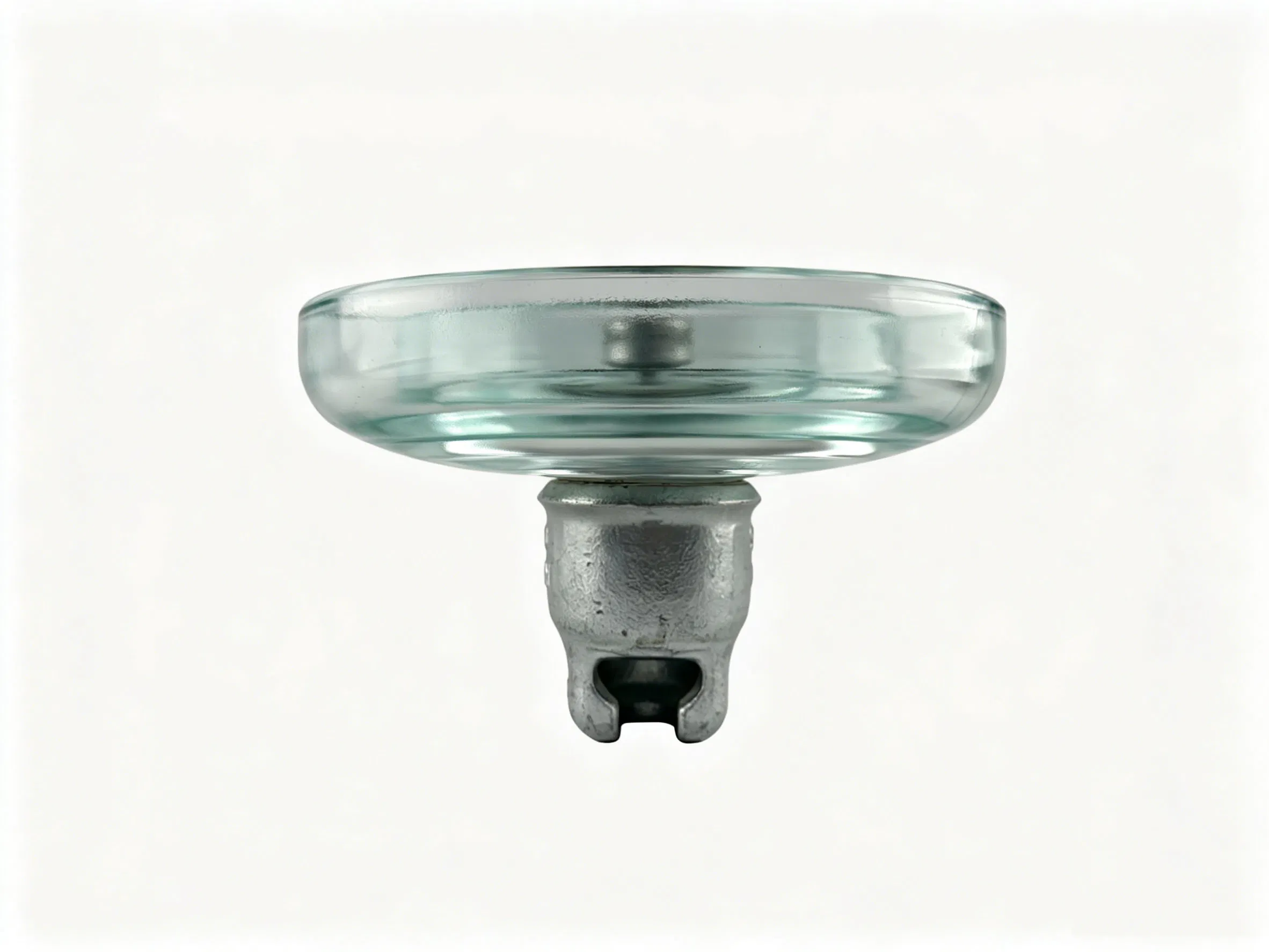 Base de Fabricación de Aisladores de Vidrio en China U160bp Aislador de Vidrio Templado para Suspensión, Estándar IEC para Proyectos de Alta Tensión en Redes Eléctricas