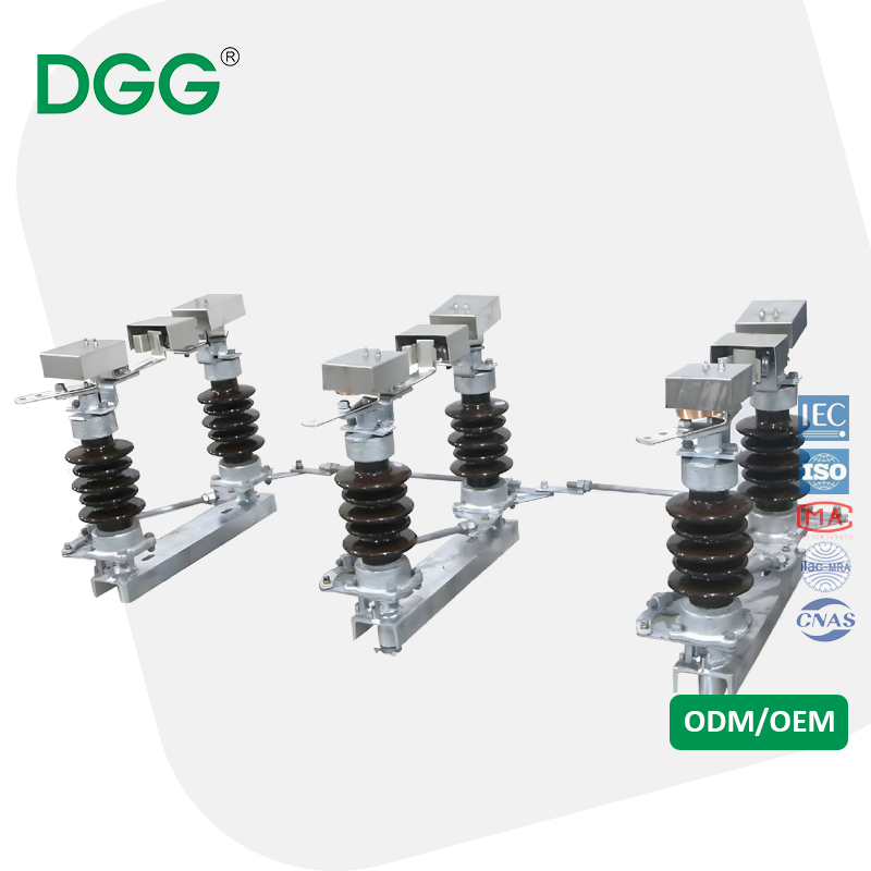 Dgg Gw4a-12 Interruptor de Aislamiento de Alta Tensión al Aire Mejorado 10kv 12kv Interruptor de Aislamiento y Puesta a Tierra de Media Tensión para Equipos de Conmutación