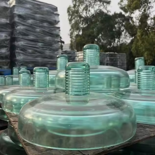 Aislador de vidrio templado de disco de suspensión de alta tensión directa para distribución de energía