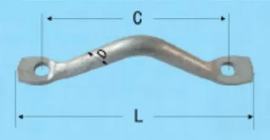 Soporte de rack de cable galvanizado