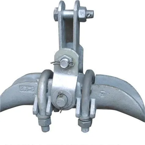 Hardware de línea de estampado galvanizado Xgu, abrazadera de suspensión con clevis