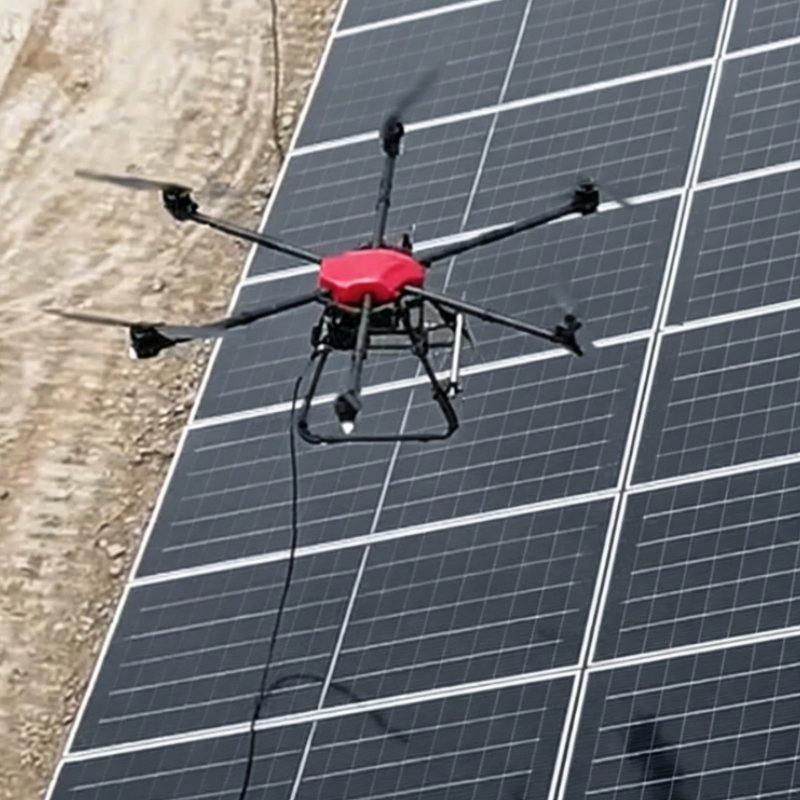 Dron de limpieza de control de agua remoto con controlador de válvula inalámbrico Hxc para estaciones solares aisladas remotas