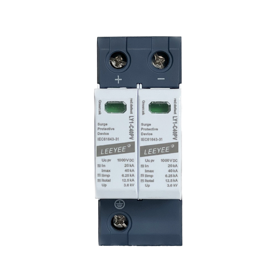 2p 3p 40ka 1000V Dispositivo de Protección contra Sobretensiones DC Solar SPD para Protección contra Rayos