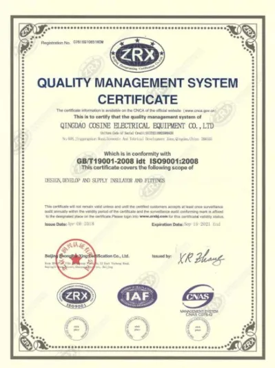Certificado ISO9001