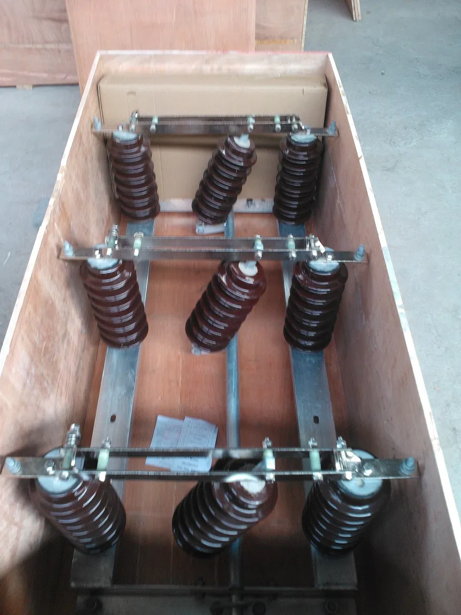 Interruptor desconector horizontal de alta tensión 630A 12kv para exteriores
