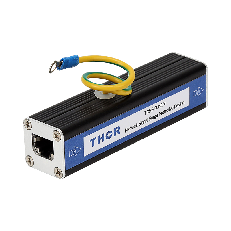 Protector contra rayos Poe 100/1000m Supresor de sobretensiones de red RJ45 Protección Ethernet asegurando la red