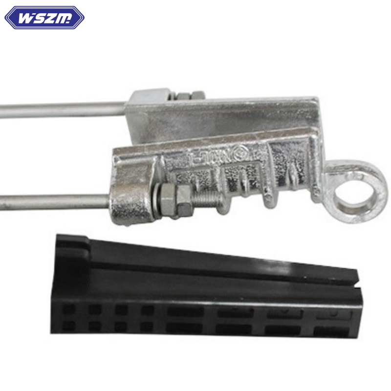 Abrazadera de alambre de aleación de aluminio de alta resistencia tipo cuña aislada, abrazadera de tensión, abrazadera de suspensión de alambre
