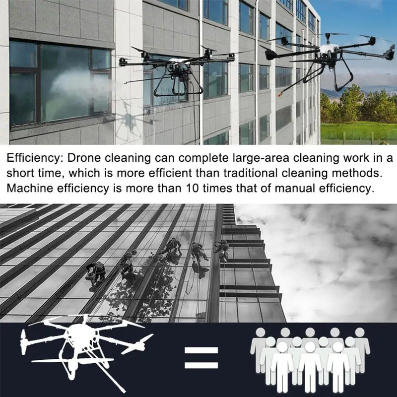 Dron de limpieza de control de agua remoto con controlador de válvula inalámbrico Hxc para estaciones solares aisladas remotas