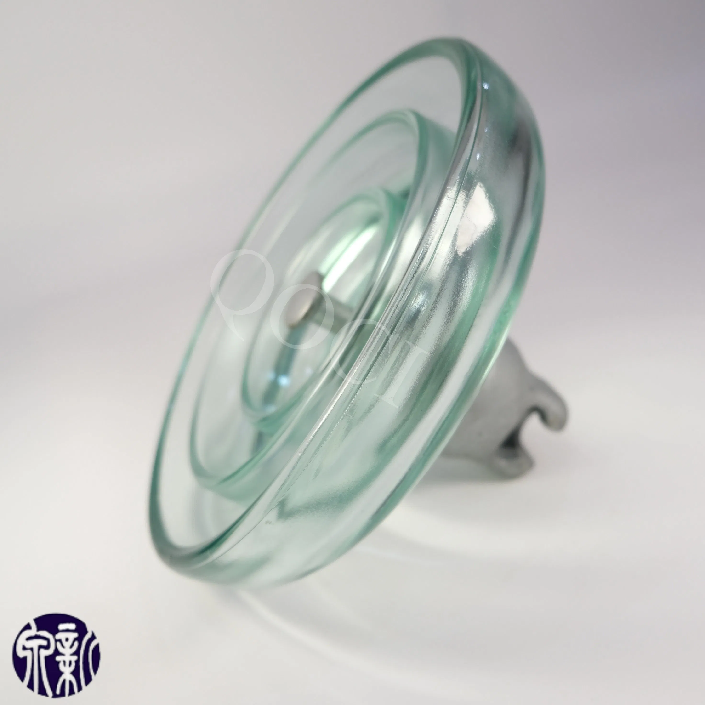 Ventas Directas del Fabricante Discos de Aislante de Vidrio Templado de Alta Resistencia a la Tracción Modelos Variados para Protección contra Rayos y Puesta a Tierra U120blp