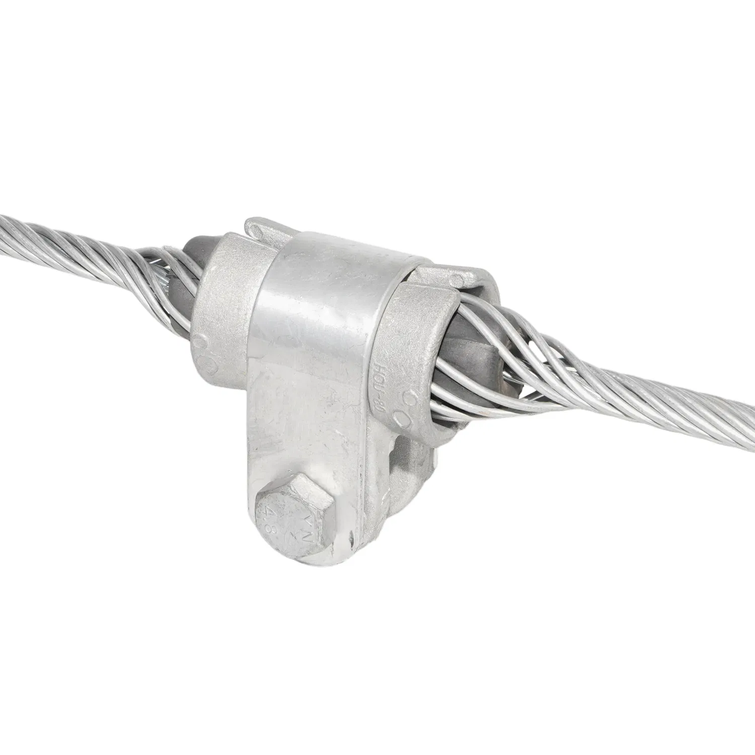 Abrazadera de suspensión preformada para cable de fibra óptica ADSS OPGW accesorios de línea aérea