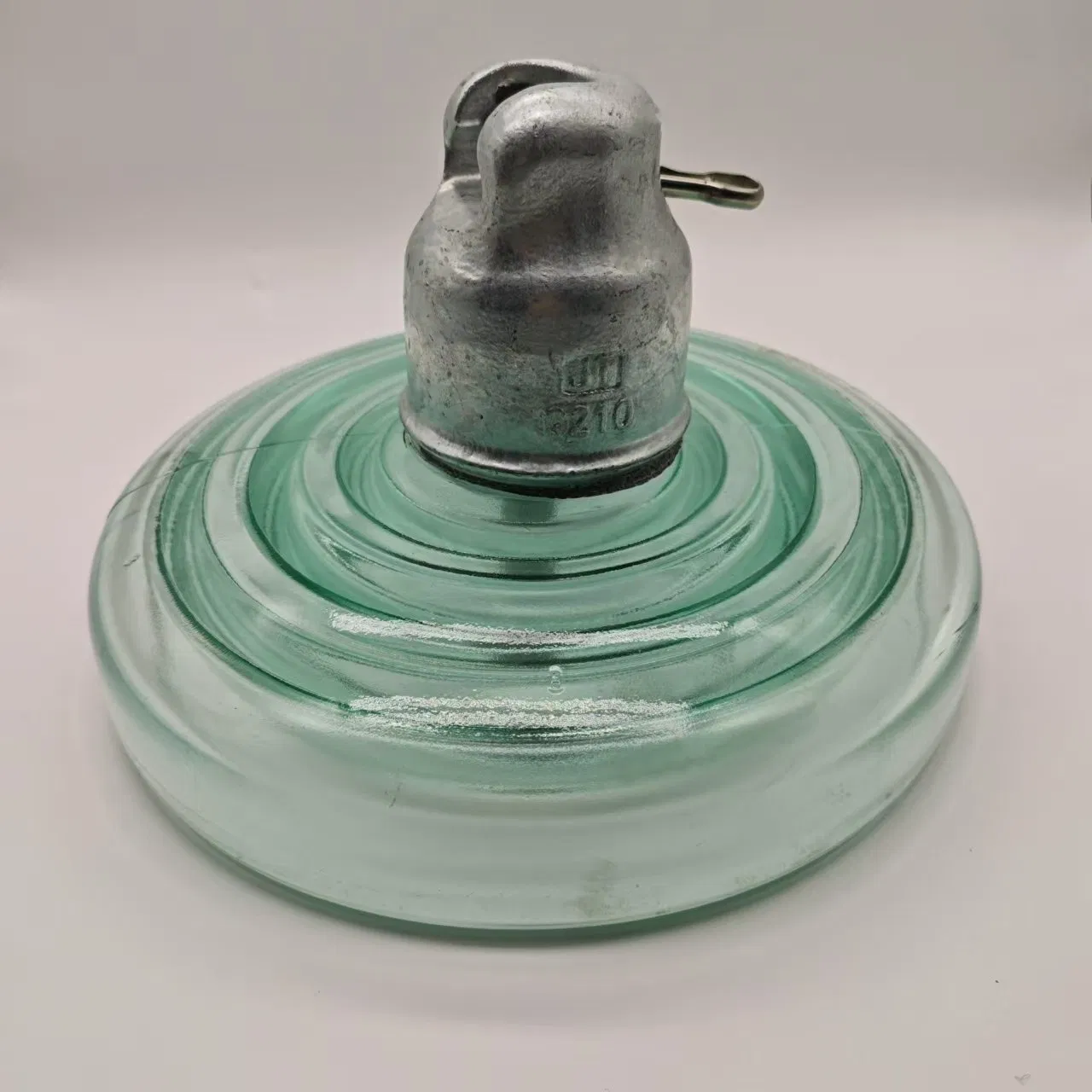 Aisladores de vidrio 210kN Aislador de suspensión de fibra de vidrio FRP para línea de potencia, duradero, tipo pin, aislador de vidrio