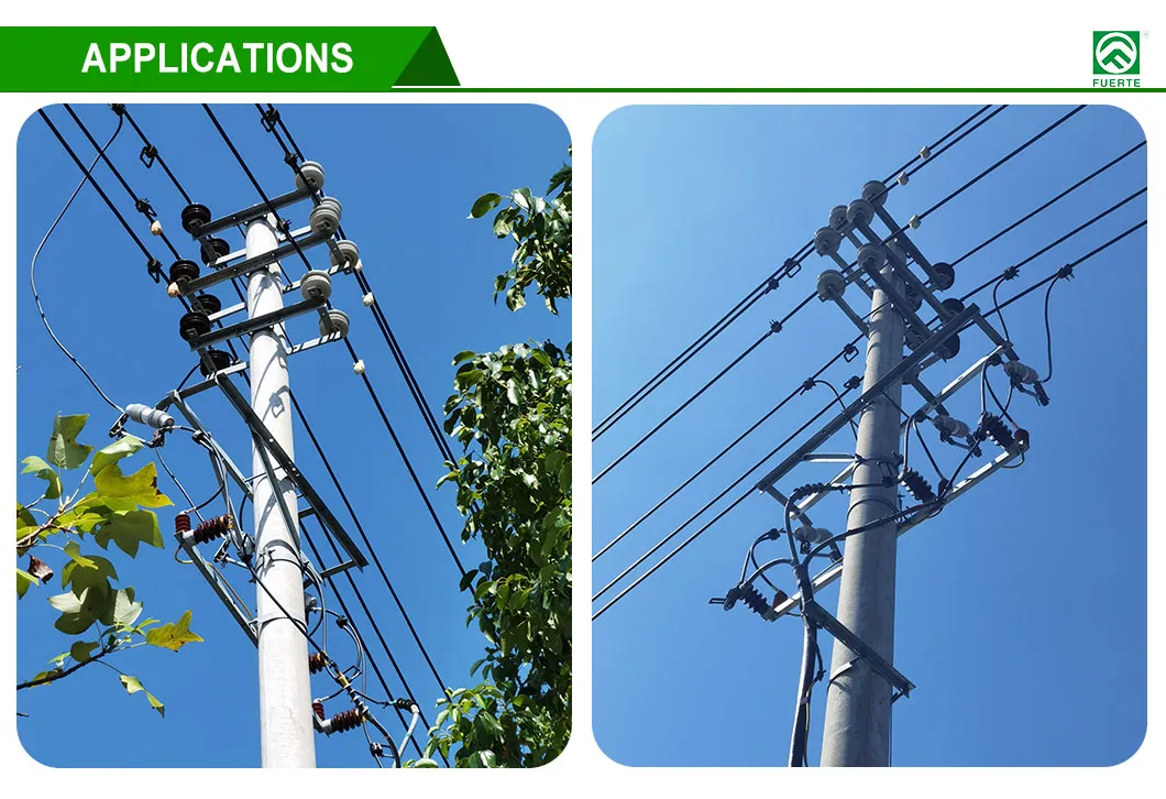 Aislador de tipo pin de suspensión polimérica compuesta para alta tensión eléctrica en aplicaciones industriales 11kv