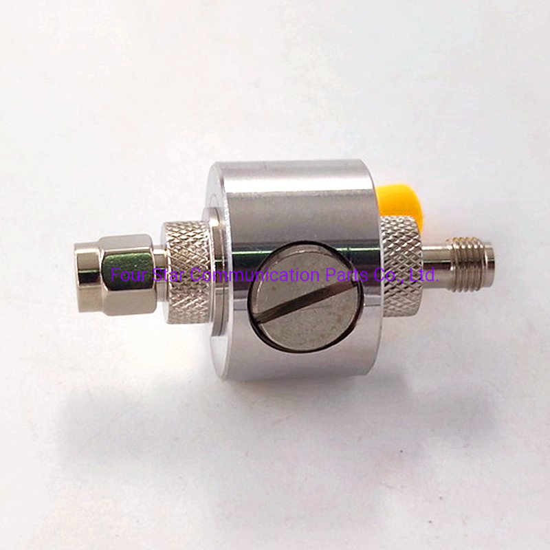 Precio de fábrica 50ohm Conector coaxial RF de macho SMA a hembra SMA de panel 230V Protector de descarga de gas de tubo de descarga de rayos