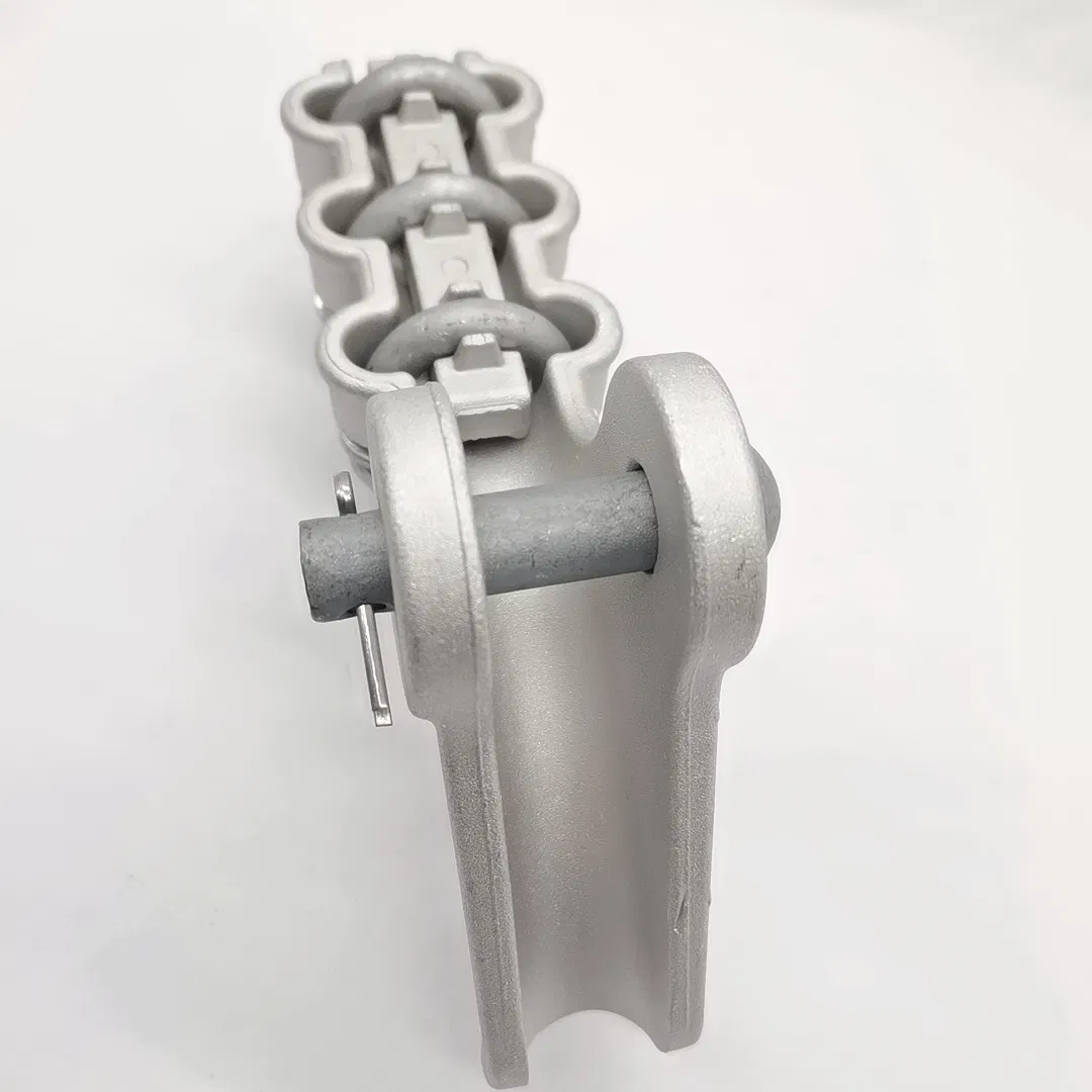 Herraje de línea de aleación de aluminio, abrazadera de tensión, abrazadera de extremo muerto Nll-3