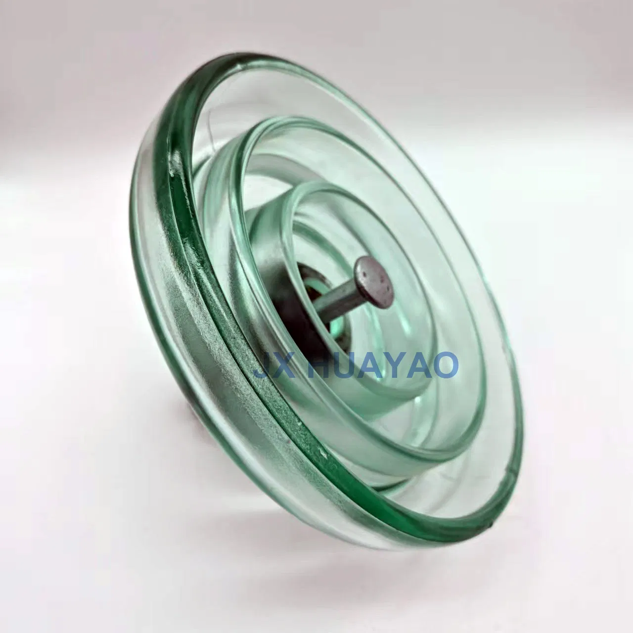 Aisladores de vidrio 210kN Aislador de suspensión de fibra de vidrio FRP para línea de potencia, duradero, tipo pin, aislador de vidrio