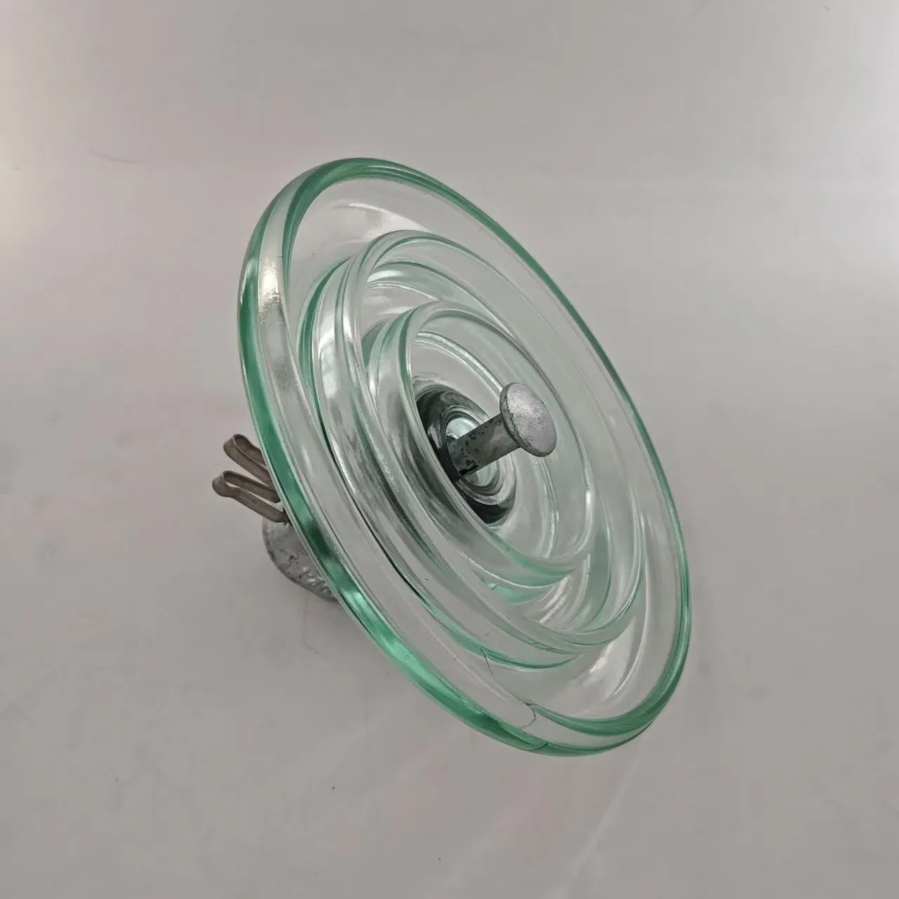 U120bl Aislantes Verdes en Venta Aislador de Disco de Vidrio Templado para Suspensión de Líneas de Transmisión y Distribución