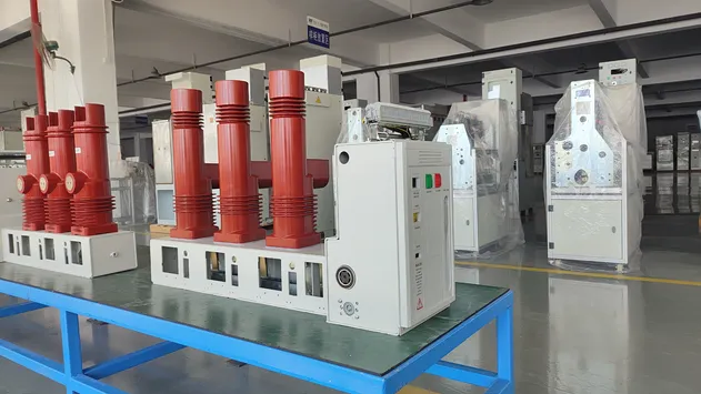 Detalle del Disyuntor de Vacío 24kV Mecanismo de Control