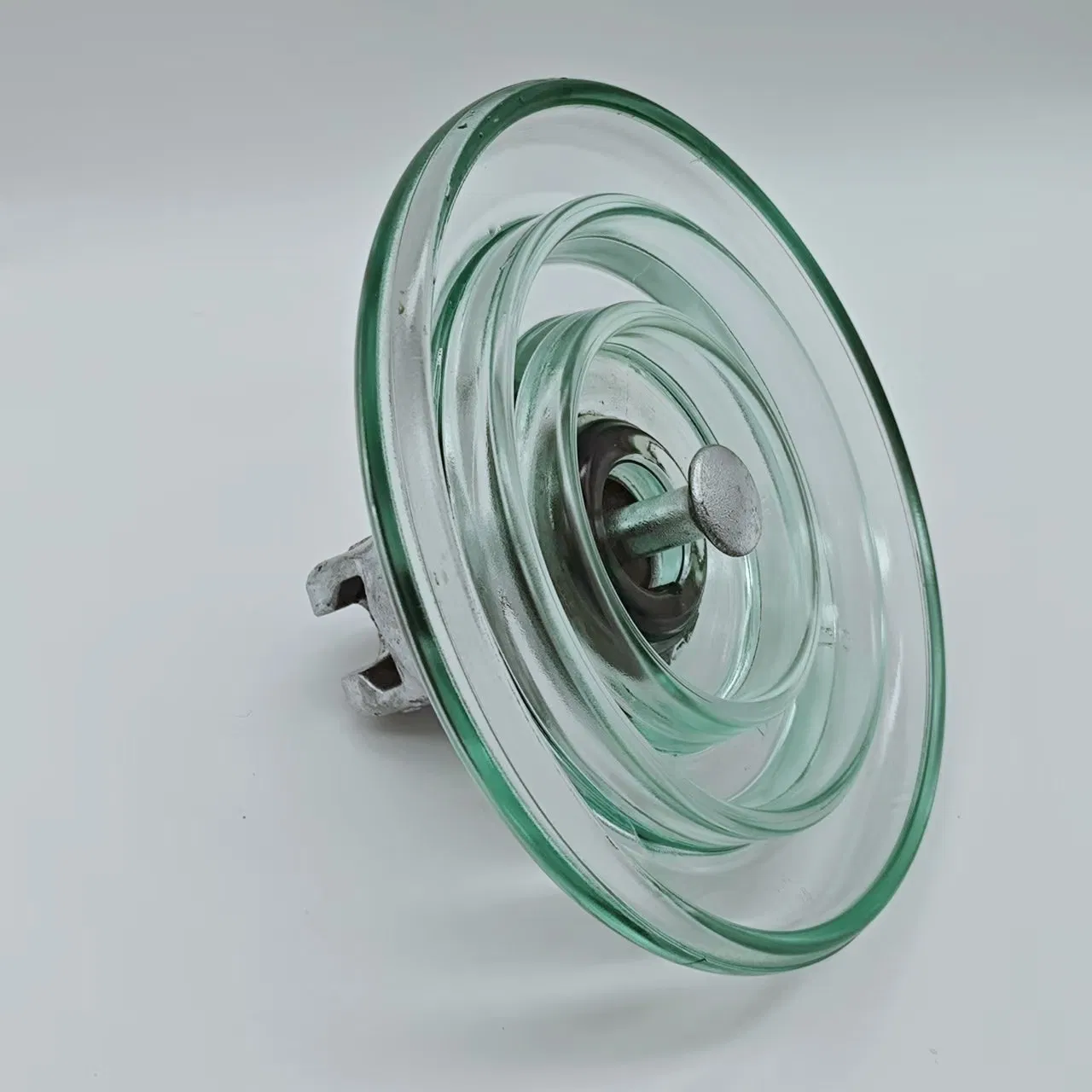 U120bl Aislantes Verdes en Venta Aislador de Disco de Vidrio Templado para Suspensión de Líneas de Transmisión y Distribución