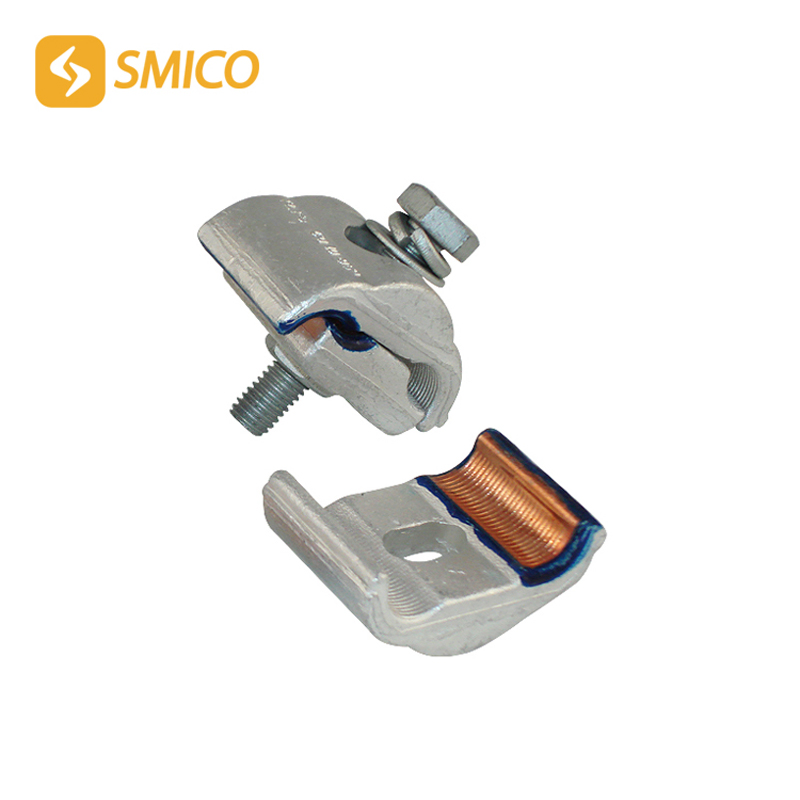 Abrazadera de cable eléctrico de aluminio, abrazadera bimetálica de cobre y aluminio, conector de ranura paralela Pg
