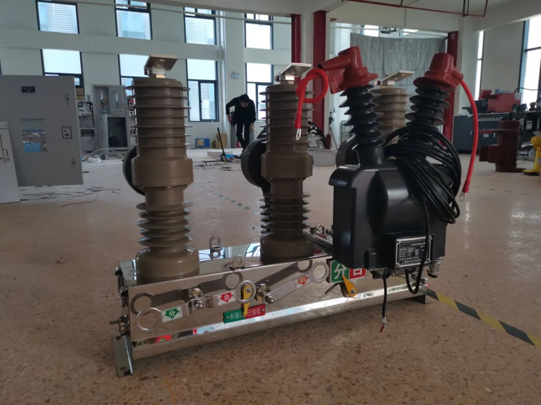 24kv interruptor de circuito de vacío de alta tensión al aire libre con sistema de energía eléctrica