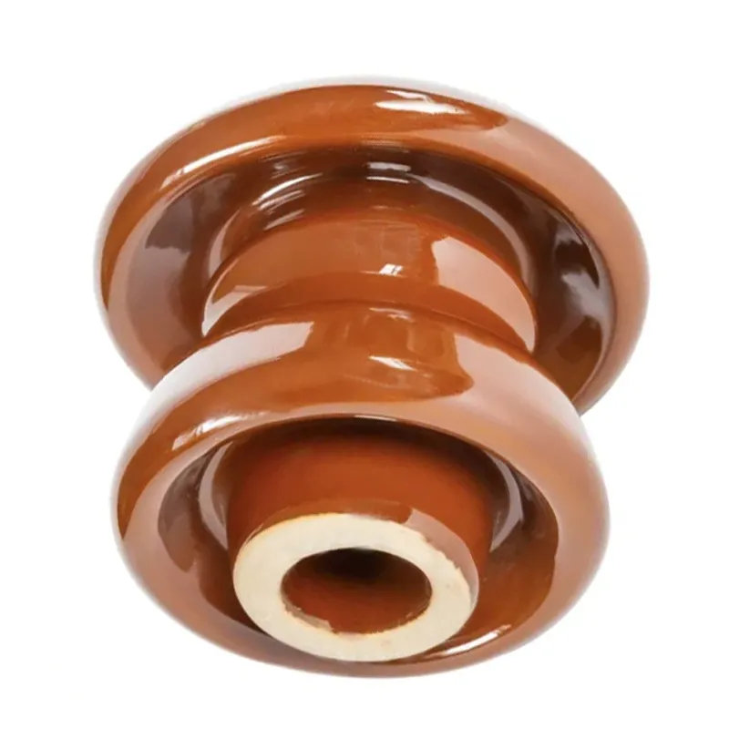ED-2b Aislador de porcelana vista lateral