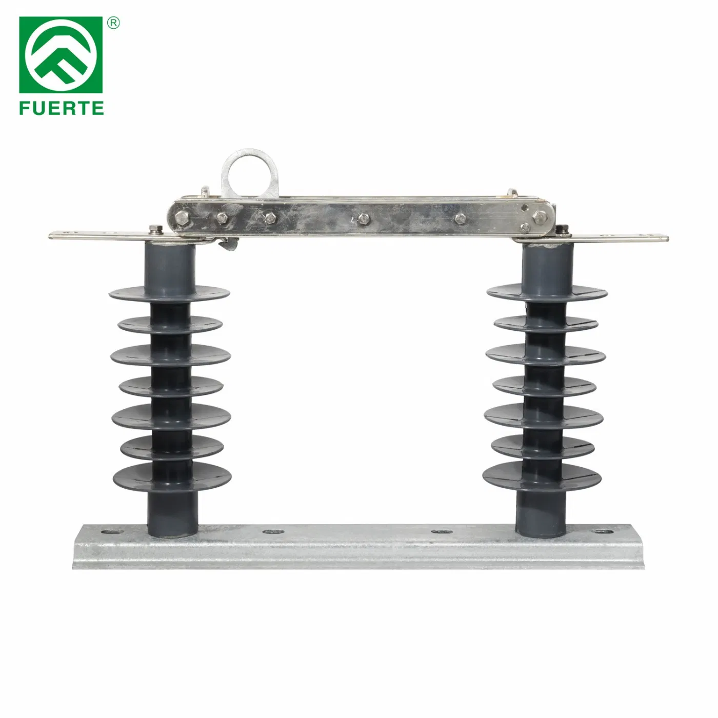 External 36kv Column Weatherproof Overhead Line Pole Mounted Transformer Isolation Disconnect Switch for Rural Grid with Lightning Protection