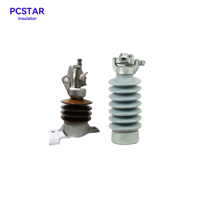 Aisladores de Poste de Cerámica Hv 25kv ANSI 57-11 Aislador de Poste de Porcelana