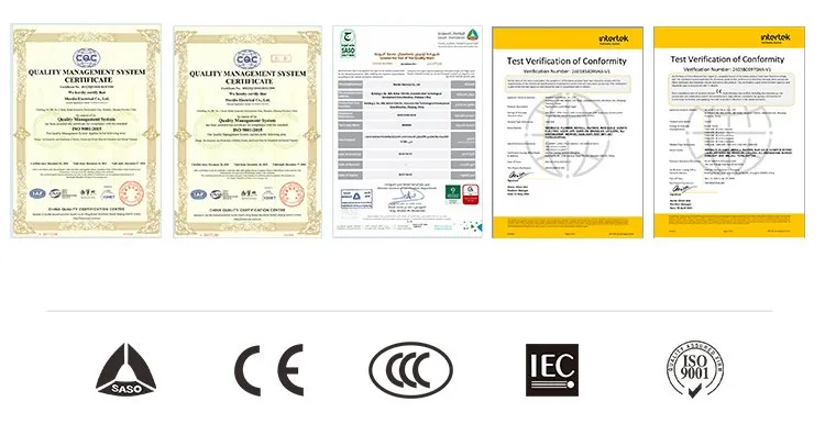 Certificaciones de interruptores decorativos de pared