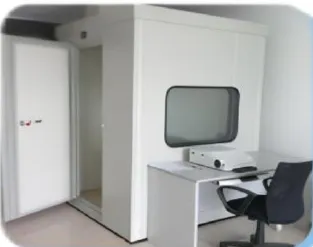 Sala de audiometría aislada de alta calidad