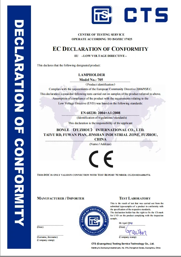 Certificado de Calidad de Aisladores