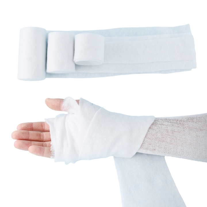 CE-Certified 100% Cotton Medical Orthopedic Bandage for Pop Casts