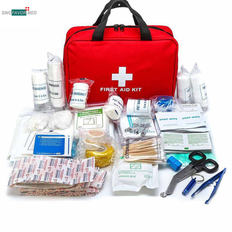 Hot Sale Custom First Aid Back Packs Arm Sling Bandage Emergency Supplies Kit for Home