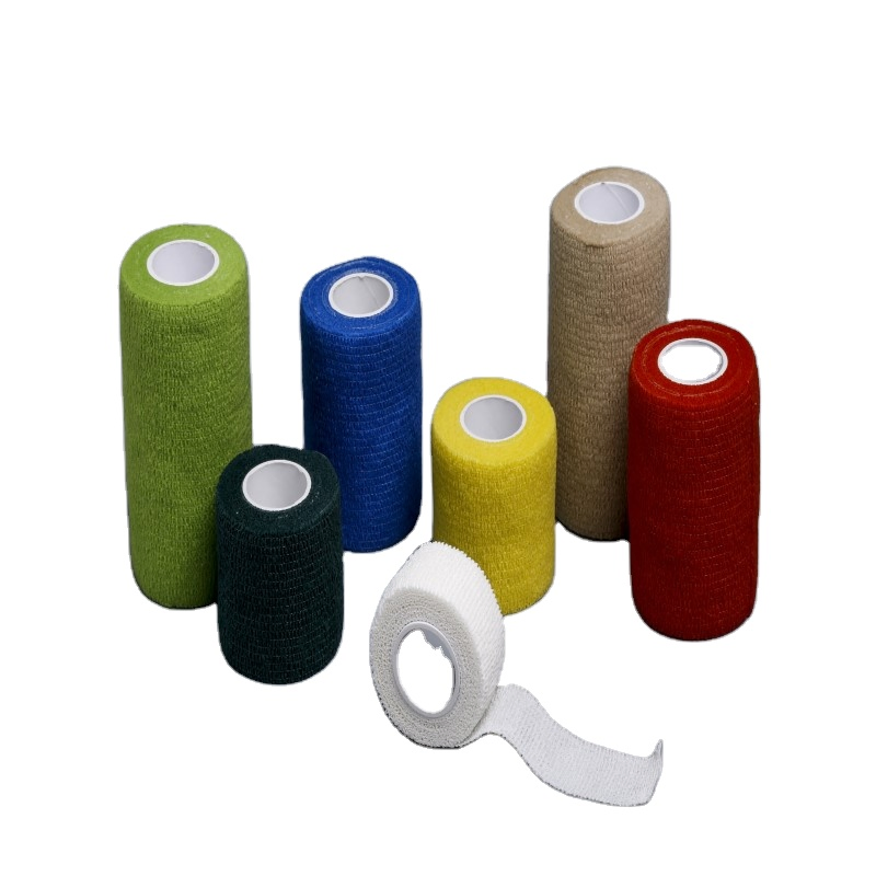 Cohesive Elastic Bandage Professional Mixed Colours for Cow Hoof Care 10cmx4.5m ((width X lentgh)